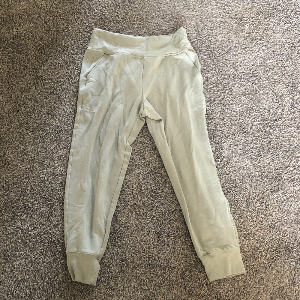 Women's Light Sage Green Pull-On Jogger Pants